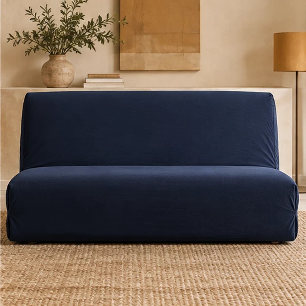 Vue de face de la coupe extensible pour futon